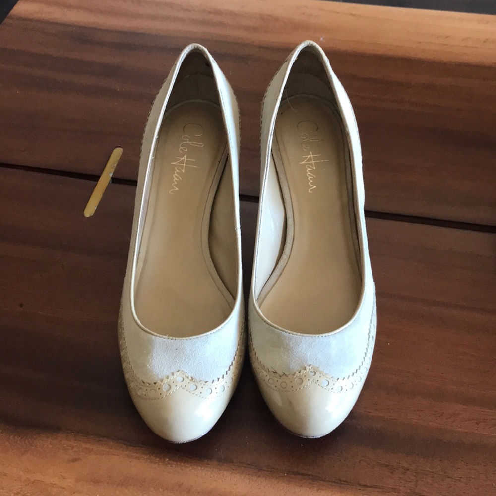 Cole Haan Size 6.5 B - Cream Heels